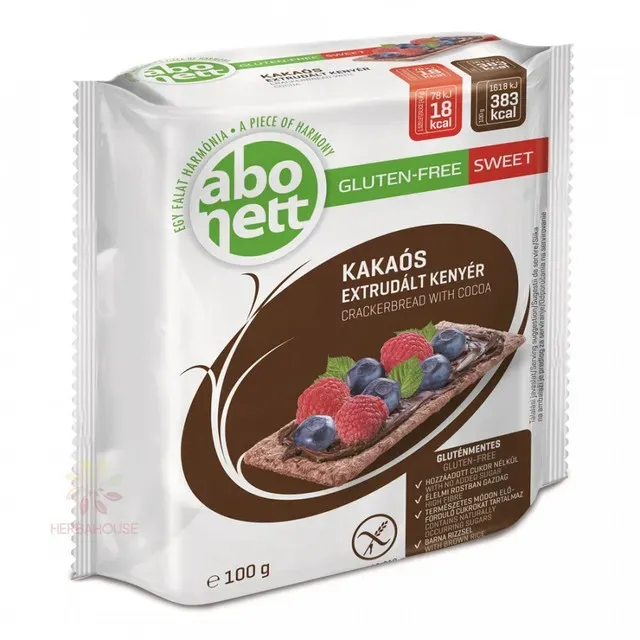 Paine crocanta cu cacao Abonett, 100 g