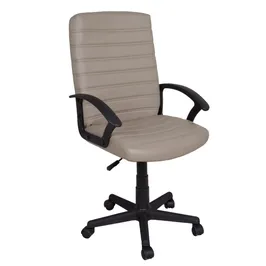 Scaun birou directorial US72 Rilke, imitatie piele, bej