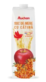 Suc de mere cu catina Auchan, 1 l