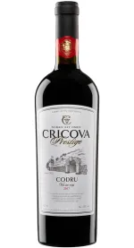 Vin rosu sec Cricova Prestige Codru, Cabernet Sauvignon si Merlot, 0.75 l