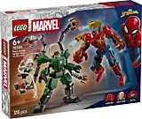 LEGO Marvel Batalia robotilor: Omul Paianjen vs Doc Ock 76338