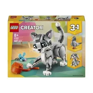 LEGO Creator 3 in 1 - Pisica jucausa 31163, 407 piese