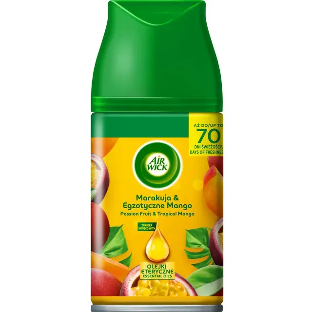 Rezerva odorizant de camera Air Wick Passion Fruit & Tropical mango, 250 ml
