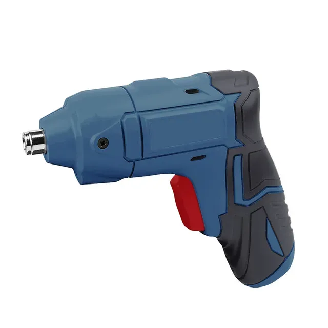 Masina de insurubat cu acumulator Auchan, 3.6V, schimbator de rotatie, albastru