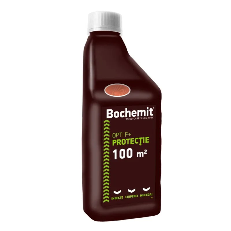 Concentrat antifungic / insecticid pentru lemn, Bochemit Opti F+t, maro, interior / exterior, 1 kg