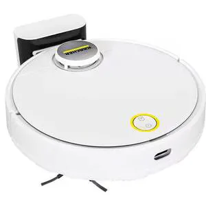 Aspirator robot KARCHER RCV 3, 0.5l, 14.8V, autonomie max 120 min, Wi-Fi, Navigare Lidar, alb-argintiu