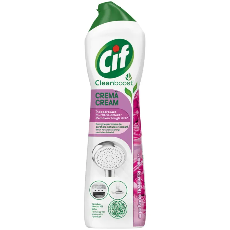 Crema pentru curatat Cif Pink, 0.5 l