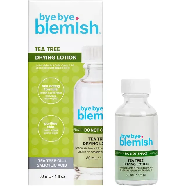 Lotiune pentru uscarea cosurilor Bye Bye Blemish Tea Tree Drying, 30 ml