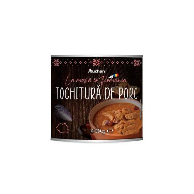 Tochitura cu carne de porc La Masa in Romania, 400g