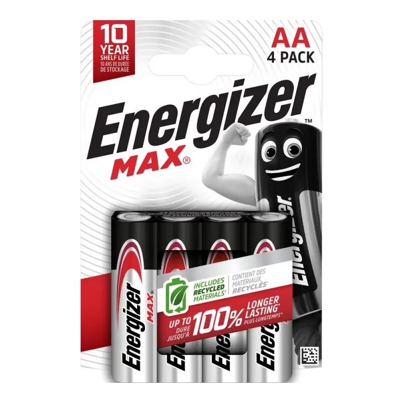 Baterii Energizer Max AA, LR6, 4 bucati