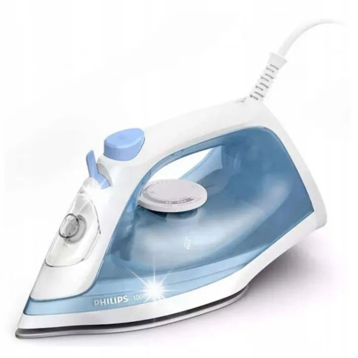 Fier de calcat Philips DST1010/20, 1400W, abur continuu 18 g/min, abur puternic 65 g/min, 250 ml, compact