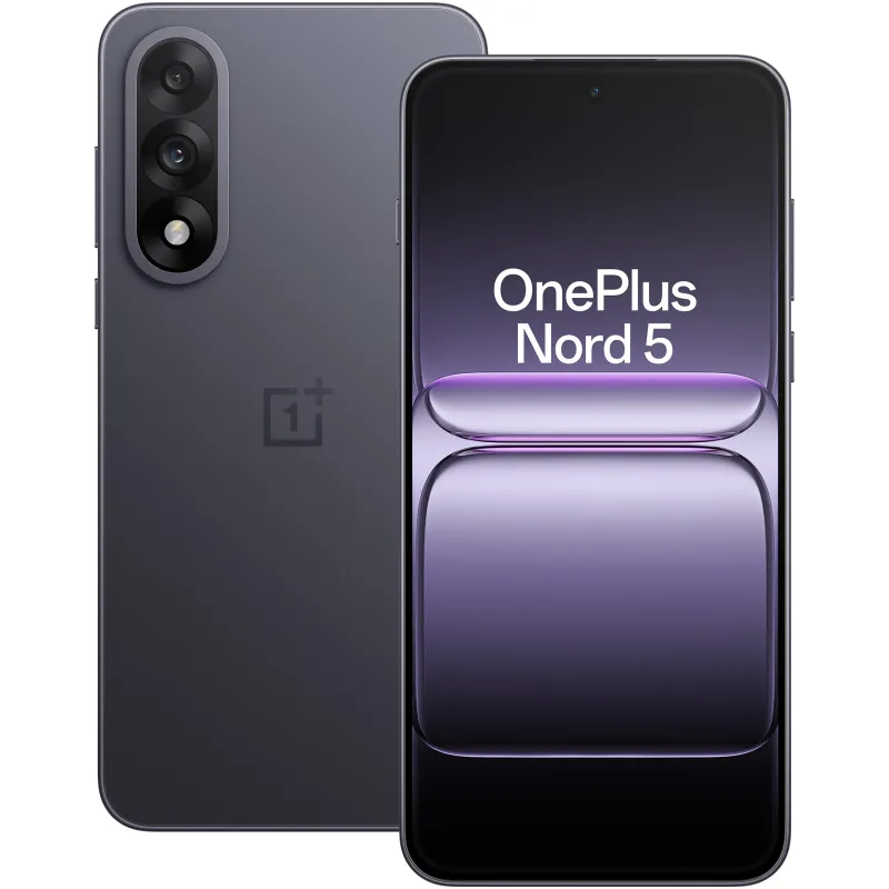Telefon OnePlus Nord 5 Black Edition, Dual SIM, 12GB RAM, 512GB, 5G, Phantom Grey