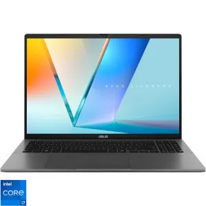 Laptop ASUS 16 Vivobook S16 S3607VA, WUXGA 144Hz, Procesor Intel® Core™ i7-13620H (24M Cache, up to 4.90 GHz), 16GB DDR5, 1TB SSD, Intel UHD, No OS, Matte Gray