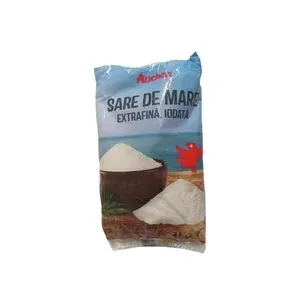 Sare de mare Auchan extrafina, iodata 1 kg