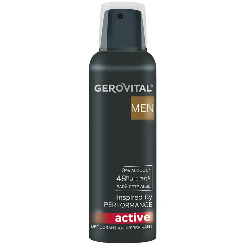 Deodorant Gerovital men active, 150ml