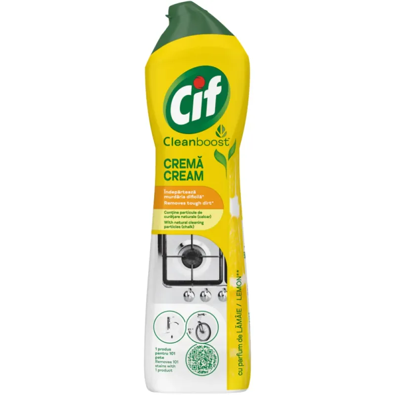 Crema pentru curatat Cif Lemon, 0.5 l