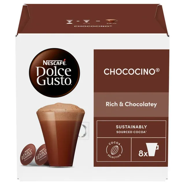 Capsule cafea Nescafe Chococino, compatibile Dolce Gusto, 16 capsule