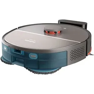 Aspirator robot PHILIPS HomeRun 5000 XU5000/10, 0.27l, 14.7V, autonomie max 200 min, Wi-Fi, functie mop, gri inchis