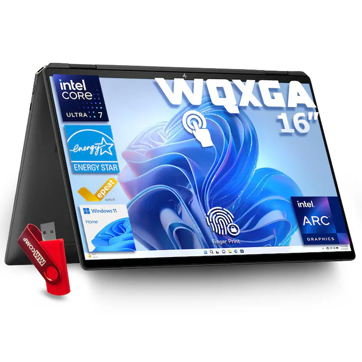 HP Spectre x360 16, intel core, 16 GB 1 TB SSD, 16 " WQXGA 2560 x 1600 IPS, Intel® Arc™ Graphics, 6400 MHz, Windows 11 Home, Tactil