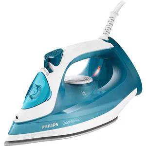Fier de calcat PHILIPS Seria 3000 DST3011/20, 2100W, 140g/min, 300ml, talpa Ceramica, albastru-alb