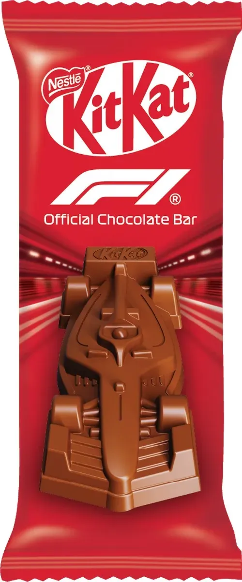 Figurina de ciocolata cu lapte si cereale Kit Kat Formula 1, 29 g