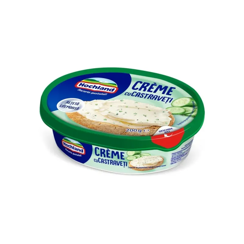 Crema de branza cu castraveti Hochland, 200 g