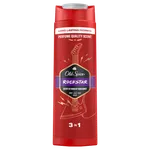 Gel de dus si sampon 3 in 1 Old Spice Rockstar pentru corp, par si fata, 400 ml