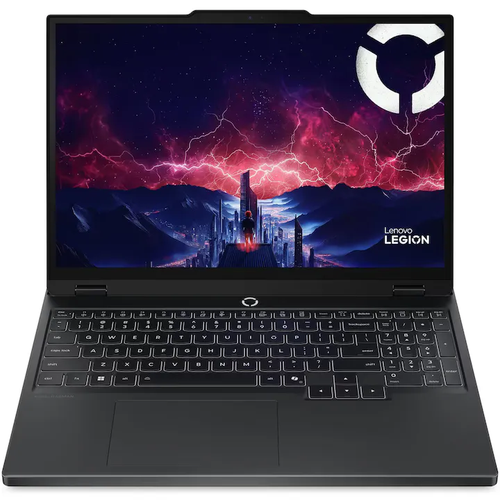 Laptop Gaming Lenovo Legion 5 15AHP10 cu procesor AMD Ryzen™ 7 260 pana la 5.1GHz, 15.1'', WQXGA , OLED, 24GB DDR5, 1TB SSD, NVIDIA® GeForce RTX™ 5060 8GB GDDR7, No OS, Eclipse Black, 3y on-site Premium Care