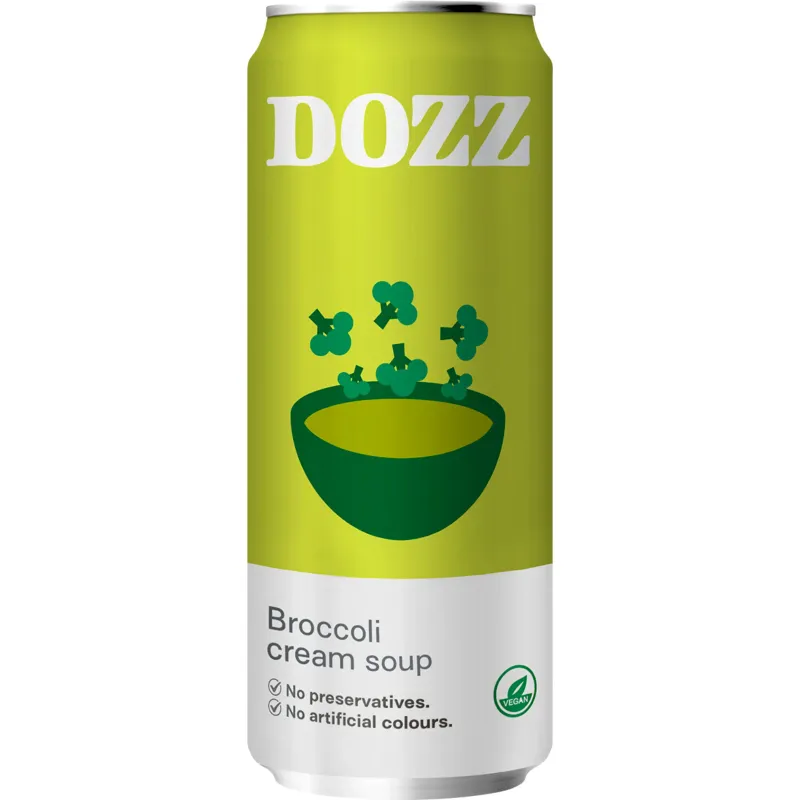 Supa crema cu broccoli Dozz, 310 ml