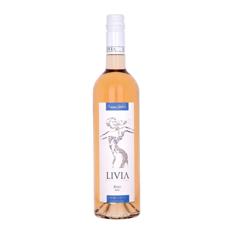 Vin rose sec Livia, 12.5% alcool, 0.75 l