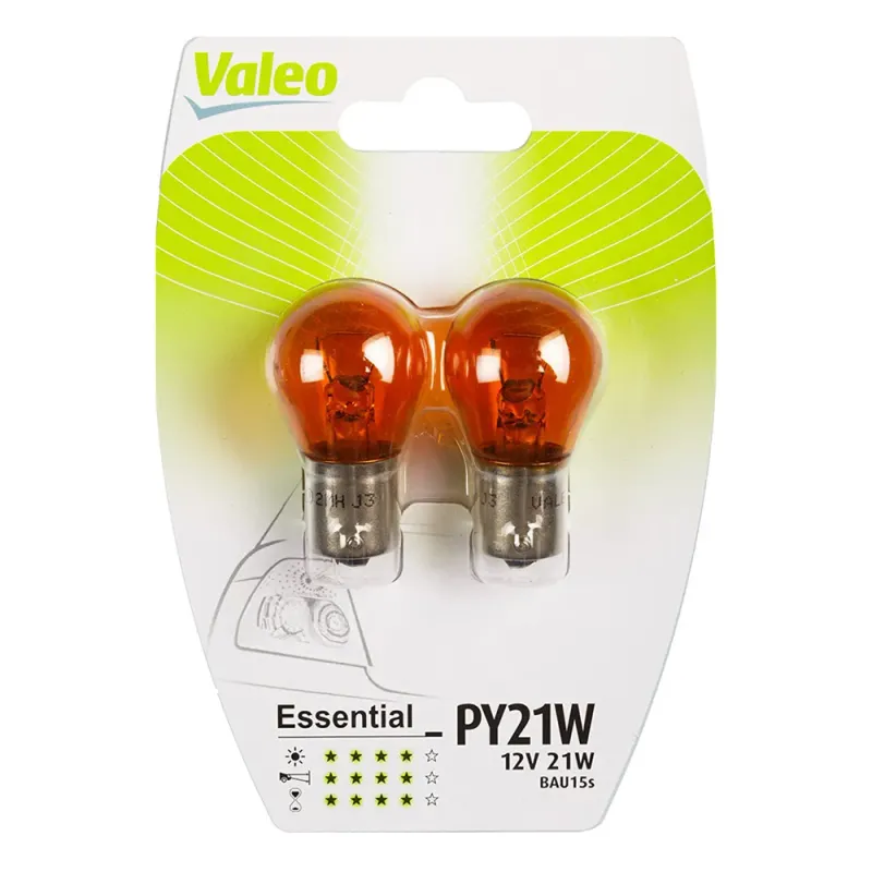 Set 2 becuri Valeo PY21W BAU15S