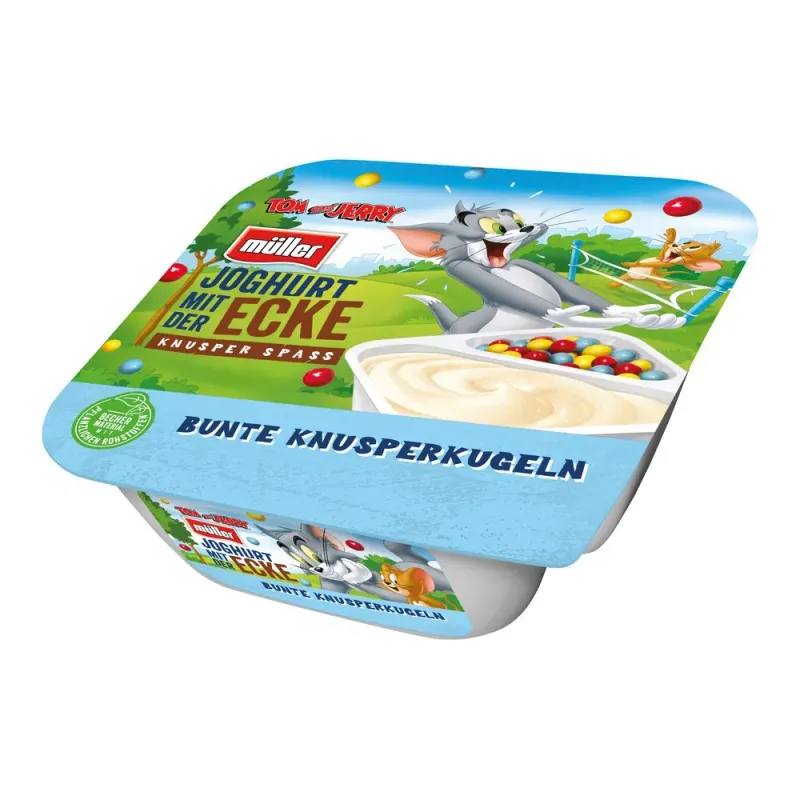 Iaurt cu bilute de ciocolata Muller, 140 g