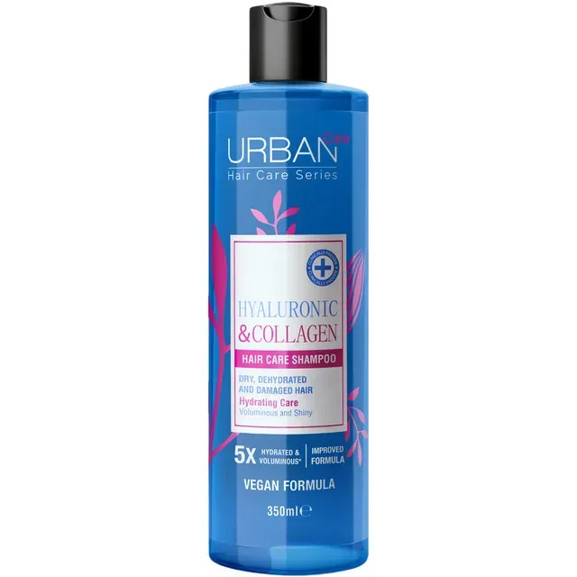 Sampon cu acid hialuronic si colagen Urban Care, 350 ml