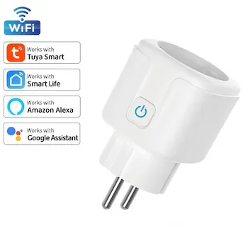 Priza inteligenta OCVITEH® 16 A monitorizare consum energie aplicatie tuya Smart Life control vocal Alexa Google Home