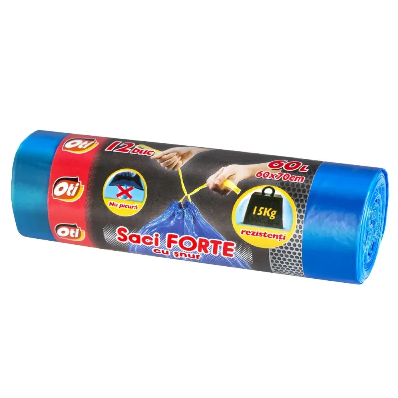 Saci menajeri Oti Forte, 60 l, 12 bucati