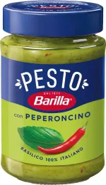Sos pesto cu busuioc si ardei iute Barilla, 195 g