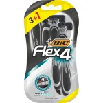 Aparat de ras dispozabil BIC Flex 4, 4 lame, 4 bucati