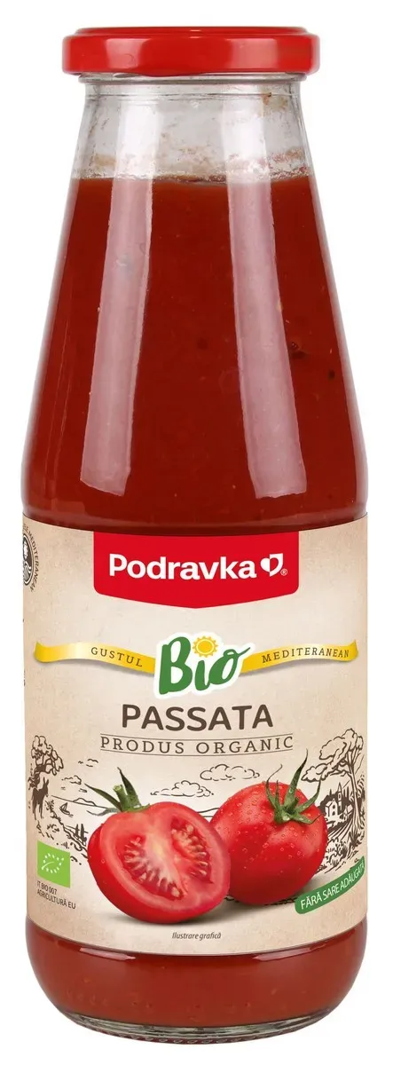 Pasta de tomate Podravka Bio, 690 g