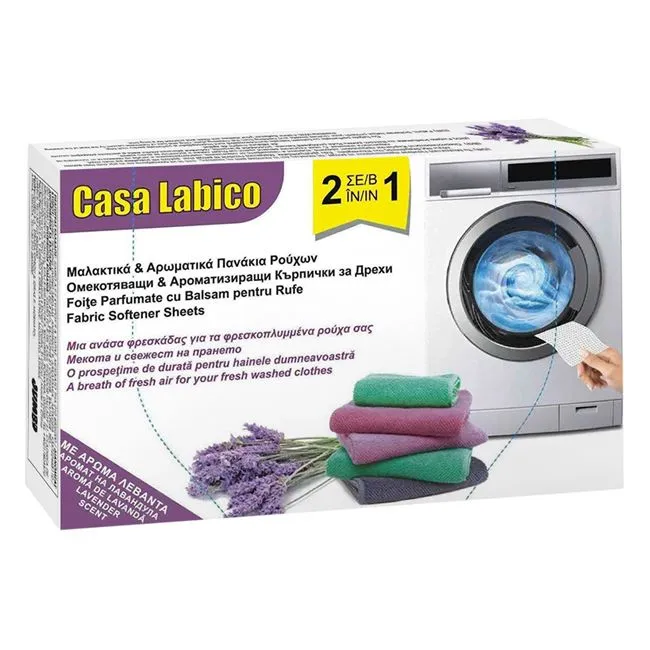 Set servetele de rufe anti-transfer de culoare, balsam aroma de lavanda, 30 buc