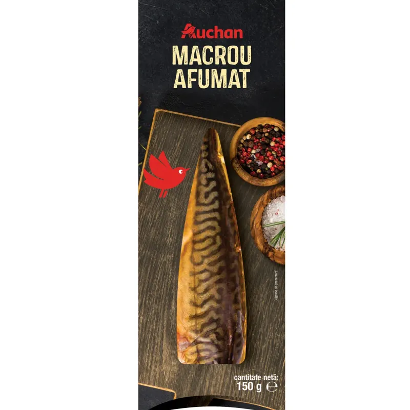 Macrou afumat Auchan, 150 g