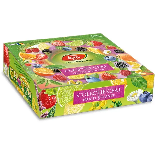 Colectie ceai de fructe si plante Fares, 180 pliculete