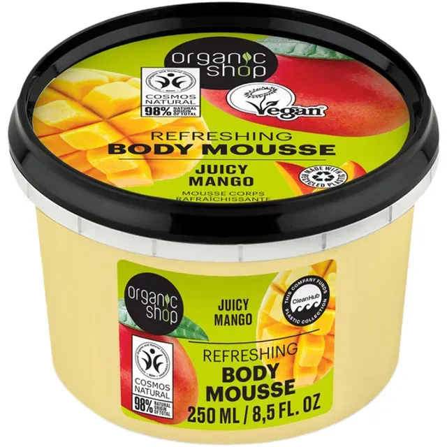 Spuma de corp Organic Shop Juicy Mango Body Mousse, 250 ml
