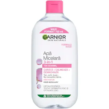 Apa micelara Garnier Skin Naturals pentru ten sensibil, 700 ml