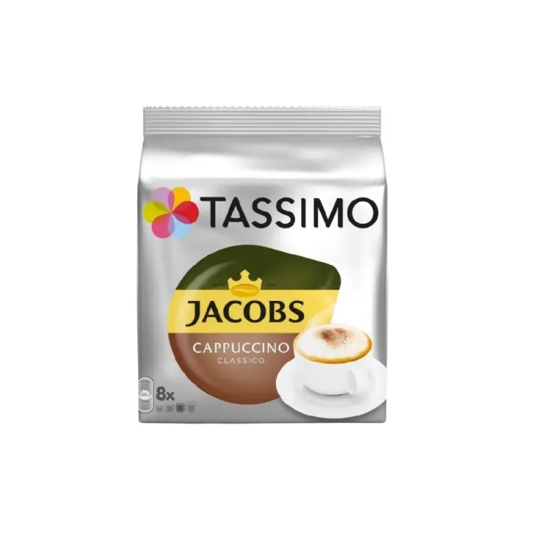 Capsule cafea Jacobs Tassimo Cappuccino, compatibile Tassimo, 8 capsule