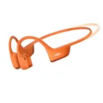 Casti alergare wireless, Shokz OpenRun Pro 2 Mini, Bluetooth, Conductie osoasa, Autonomie 12 ore, IP55, Portocaliu