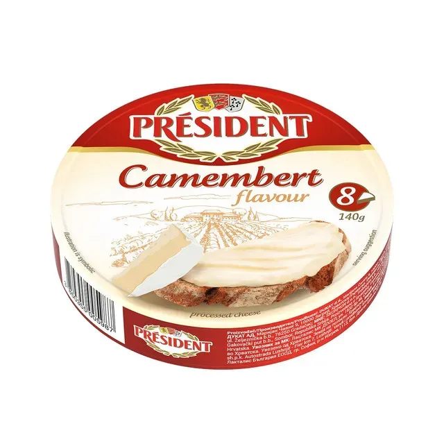 Branza topita camembert President, 140 g