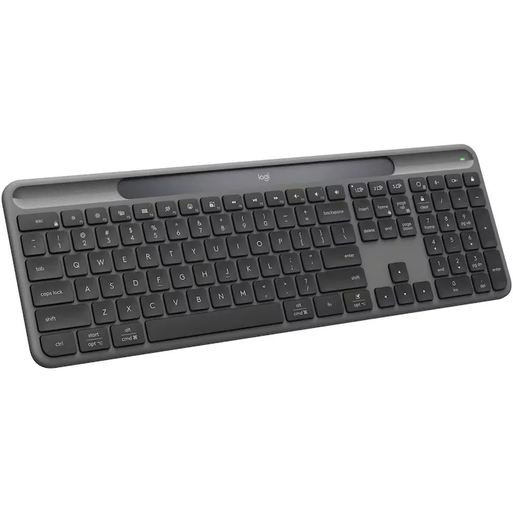 Tastatura Logitech Wireless Slim Solar+, Graphite