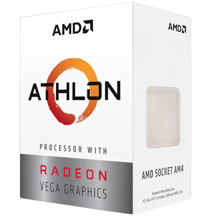 Procesor Amd Athlon 3000G, 5MB, 3.5GHz cu Radeon™ Vega 3, Socket AM4