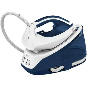 Statie de calcat TEFAL Express Essential SV6116E0, 2200W, 270g/min, 1.4l, talpa ceramica, alb-albastru