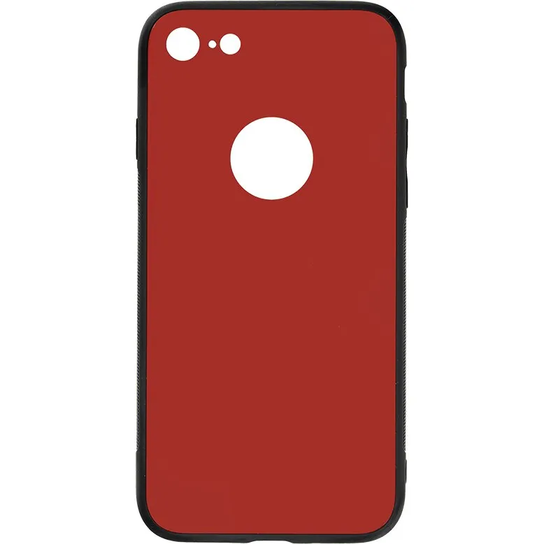 Husa de protectie Tellur Glass DUO pentru Apple iPhone 8, Rosu